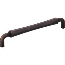 Jeffrey Alexander 537-160DBAC - 160 mm Center-to-Center Brushed Oil Rubbed Bronze Barrel Bremen 2 Cabinet Pull