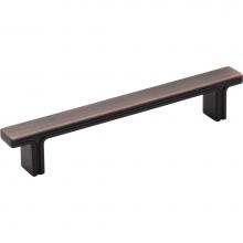 Jeffrey Alexander 867-128DBAC - 128 mm Center-to-Center Brushed Oil Rubbed Bronze Square Anwick Cabinet Pull