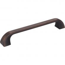 Jeffrey Alexander 972-160DBAC - 160 mm Center-to-Center Brushed Oil Rubbed Bronze Square Marlo Cabinet Pull