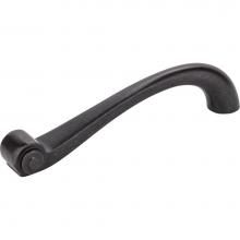 Jeffrey Alexander 343-128DACM - 128 mm Center-to-Center Gun Metal Duval Vertical Cabinet Pull