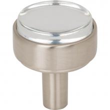 Jeffrey Alexander 775SN - 1-1/8'' Diameter Satin Nickel Carmen Cabinet Knob