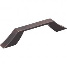 Jeffrey Alexander 798-96DBAC - 96 mm Center-to-Center Brushed Oil Rubbed Bronze Square Royce Cabinet Pull