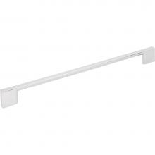 Jeffrey Alexander 635-256PC - 256 mm Center-to-Center Polished Chrome Square Sutton Cabinet Bar Pull