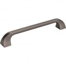 Jeffrey Alexander 972-160BNBDL - 160 mm Center-to-Center Brushed Pewter Square Marlo Cabinet Pull