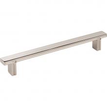 Jeffrey Alexander 867-160NI - 160 mm Center-to-Center Polished Nickel Square Anwick Cabinet Pull