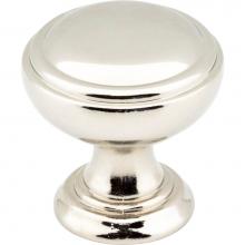 Jeffrey Alexander 658NI - 1-1/4'' Diameter Polished Nickel Tiffany Cabinet Knob