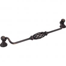 Jeffrey Alexander 749-224DBAC - 224 mm Center-to-Center Brushed Oil Rubbed Bronze Birdcage Tuscany Drop and Ring Pull