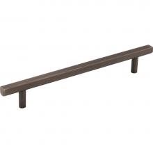 Jeffrey Alexander 845-160BNBDL - 160 mm Center-to-Center Brushed Pewter Square Dominique Cabinet Bar Pull