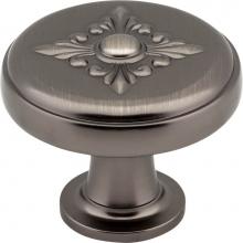 Jeffrey Alexander 417BNBDL - 1-3/8'' Diameter Brushed Pewter Baroque Lafayette Cabinet Knob