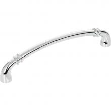 Jeffrey Alexander 445-160PC - 160 mm Center-to-Center Polished Chrome Marie Cabinet Pull