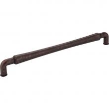 Jeffrey Alexander 537-12DMAC - 12'' Center-to-Center Distressed Oil Rubbed Bronze Barrel Bremen 2 Appliance Handle