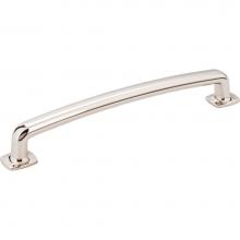 Jeffrey Alexander MO6373-160NI - 160 mm Center-to-Center Polished Nickel Belcastel 1 Cabinet Pull