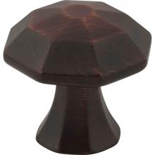 Jeffrey Alexander 678DBAC - 1-1/4'' Overall Length Brushed Oil Rubbed Bronze Octagonal Wheeler Cabinet Knob