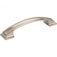 Jeffrey Alexander 435-128SN - 128 mm Center-to-Center Satin Nickel Square Annadale Cabinet Pull