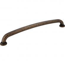 Jeffrey Alexander 527-12ABM-D - 12'' Center-to-Center Distressed Antique Brass Bremen 1 Appliance Handle