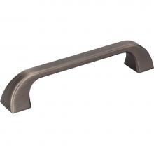 Jeffrey Alexander 972-128BNBDL - 128 mm Center-to-Center Brushed Pewter Square Marlo Cabinet Pull