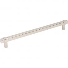 Jeffrey Alexander 293-224NI - 224 mm Center-to-Center Polished Nickel Square Zane Cabinet Pull