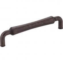 Jeffrey Alexander 537-128DMAC - 128 mm Center-to-Center Distressed Oil Rubbed Bronze Barrel Bremen 2 Cabinet Pull