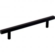 Jeffrey Alexander 845-128MB - 128 mm Center-to-Center Matte Black Square Dominique Cabinet Bar Pull