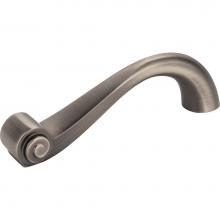 Jeffrey Alexander 343-96BNBDL - 96 mm Center-to-Center Brushed Pewter Duval Vertical Cabinet Pull