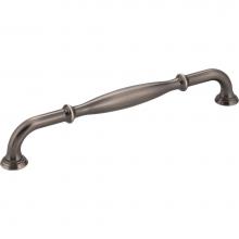 Jeffrey Alexander 658-192BNBDL - 192 mm Center-to-Center Brushed Pewter Tiffany Cabinet Pull