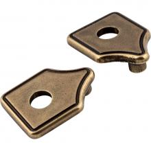 Jeffrey Alexander PE03-AEM - Lightly Distressed Antique Brass Pull Escutcheons