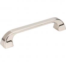 Jeffrey Alexander 972-128NI - 128 mm Center-to-Center Polished Nickel Square Marlo Cabinet Pull