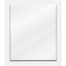 Jeffrey Alexander MIR2CAD-24-WH - 24 W x 1'' D x 28'' H White Cade mirror
