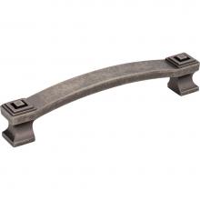 Jeffrey Alexander 585-128DP - 128 mm Center-to-Center Distressed Pewter Square Delmar Cabinet Pull