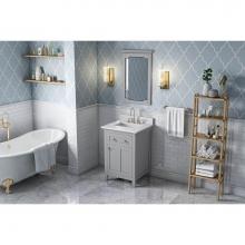 Jeffrey Alexander VN2CHA-24-GR-NT - 24'' Grey Chatham Vanity