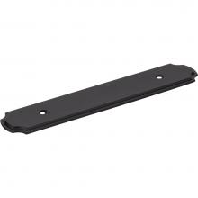 Jeffrey Alexander B812-96BK - 6-1/8'' O.L. (96 mm Center-to-Center) Matte Black Pull Backplate