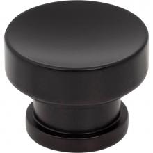 Jeffrey Alexander 484MB - 1-1/4'' Diameter Matte Black Elara Cabinet Knob