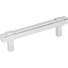 Jeffrey Alexander 293-96PC - 96 mm Center-to-Center Polished Chrome Square Zane Cabinet Pull