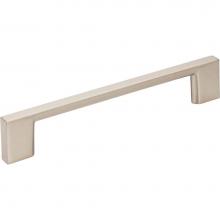 Jeffrey Alexander 635-128SN - 128 mm Center-to-Center Satin Nickel Square Sutton Cabinet Bar Pull