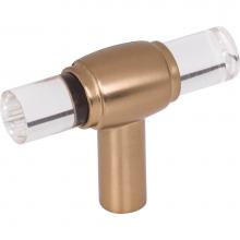 Jeffrey Alexander 775L-SBZ - 2'' Satin Bronze Carmen Cabinet ''T'' Knob