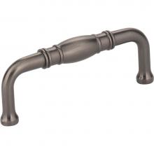 Jeffrey Alexander Z290-3-BNBDL - 3'' Center-to-Center Brushed Pewter Durham Cabinet Pull