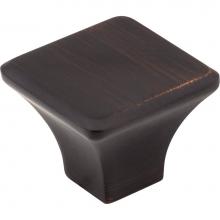 Jeffrey Alexander 972L-DBAC - 1-1/4'' Overall Length Brushed Oil Rubbed Bronze Square Marlo Cabinet Knob