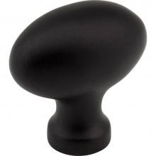 Jeffrey Alexander 3991BLK - 1-9/16'' Overall Length Matte Black Football Lyon Cabinet Knob