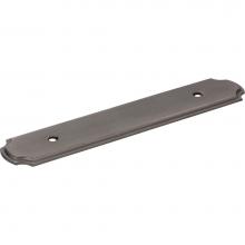 Jeffrey Alexander B812-96BNBDL - 6-1/8'' O.L. (96 mm Center-to-Center) Brushed Pewter Pull Backplate