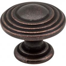 Jeffrey Alexander 137DMAC - 1-1/4'' Diameter Distressed Oil Rubbed Bronze Stacked Bremen 2 Cabinet Knob