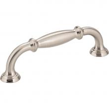 Jeffrey Alexander 658-96SN - 96 mm Center-to-Center Satin Nickel Tiffany Cabinet Pull