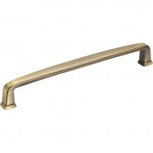 Jeffrey Alexander 1092-160AB - 160 mm Center-to-Center Brushed Antique Brass Square Milan 1 Cabinet Pull