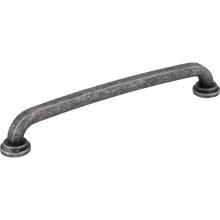 Jeffrey Alexander 527-160SIM - 160 mm Center-to-Center Distressed Antique Silver Bremen 1 Cabinet Pull