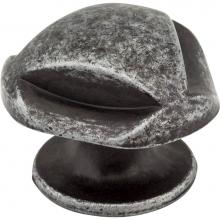 Jeffrey Alexander 915SIM - 1-5/16'' Overall Length Distressed Antique Silver Chesapeake Cabinet Knob