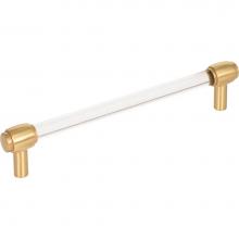 Jeffrey Alexander 775-160BG - 160 mm Center-to-Center Brushed Gold Carmen Cabinet Bar Pull