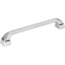 Jeffrey Alexander 972-160PC - 160 mm Center-to-Center Polished Chrome Square Marlo Cabinet Pull