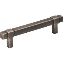 Jeffrey Alexander 293-96BNBDL - 96 mm Center-to-Center Brushed Pewter Square Zane Cabinet Pull