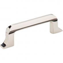 Jeffrey Alexander 839-3NI - 3'' Center-to-Center Polished Nickel Callie Cabinet Pull