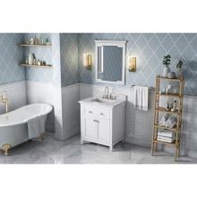 Jeffrey Alexander VN2CHA-30-WH-NT - 30'' White Chatham Vanity