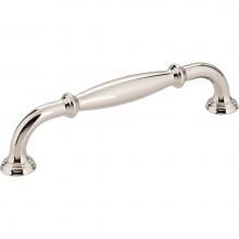 Jeffrey Alexander 658-128NI - 128 mm Center-to-Center Polished Nickel Tiffany Cabinet Pull